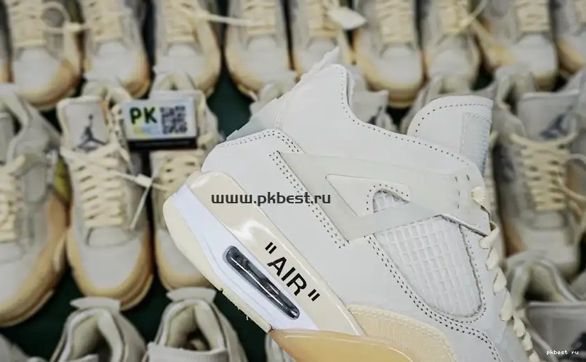 JORDAN SAIL OFF-WHITE TO READY SHIP RETRO MATERIALS RETAIL 4 0602